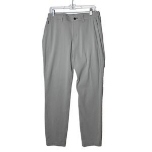 Public Rec Performance Pants Measured Sz 31x31 Tag 33/32 Stretch Gray Zip Pocket